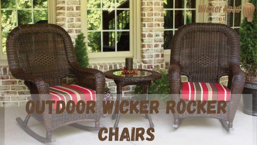 outdoor wicker rocker chairs