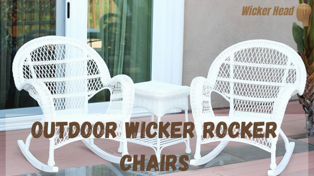 outdoor wicker rocker chairs