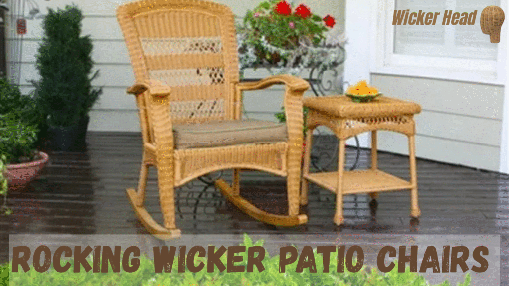 rocking wicker patio chairs