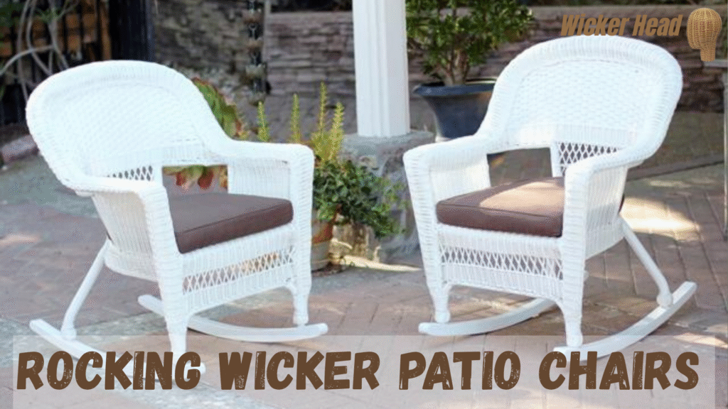 rocking wicker patio chairs