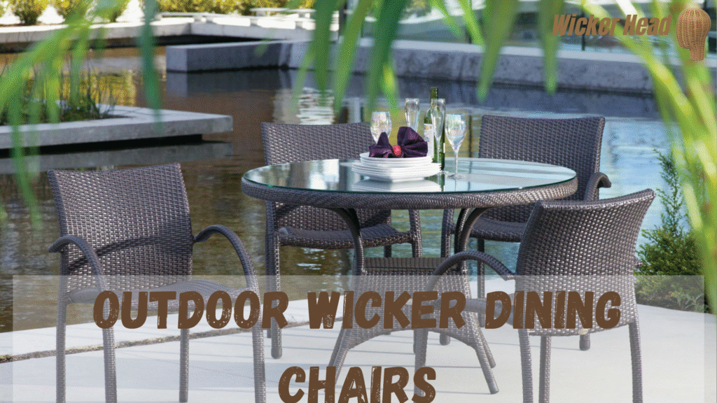 outdoor wicker dining chairs